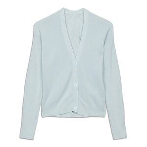 Lululemon Wool Blend Cardigan Light Blue